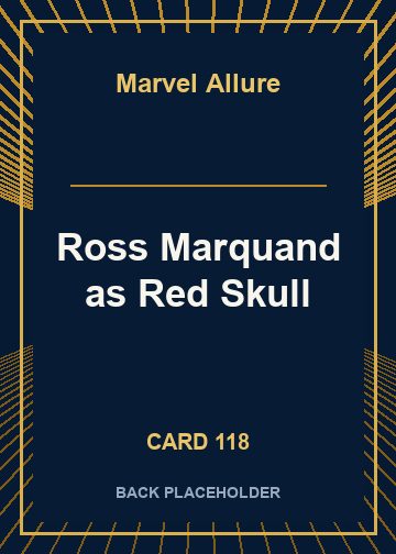 Ross Marquand as Red Skull back card image