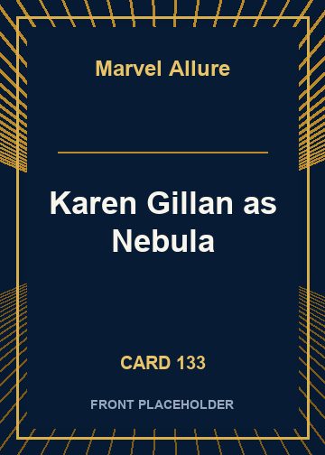 Karen Gillan as Nebula card thumbnail