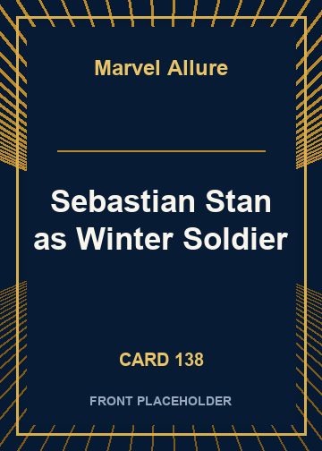 Sebastian Stan as Winter Soldier card thumbnail