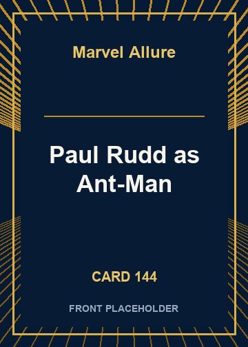 Paul Rudd as Ant-Man card thumbnail