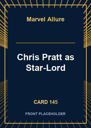 Chris Pratt as Star-Lord card thumbnail