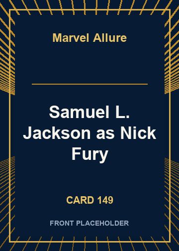 Samuel L. Jackson as Nick Fury card thumbnail