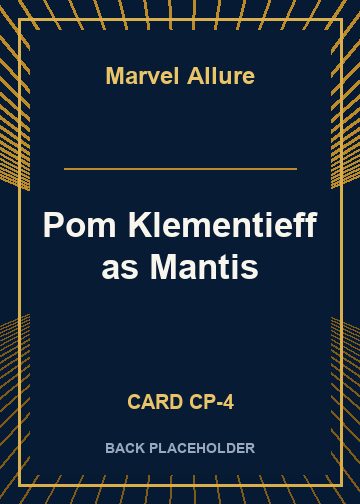 Pom Klementieff as Mantis back card image