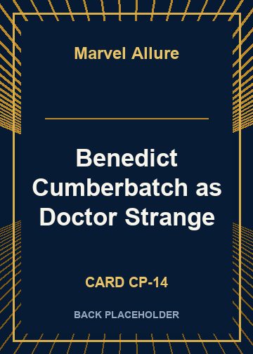 Benedict Cumberbatch as Doctor Strange back card image