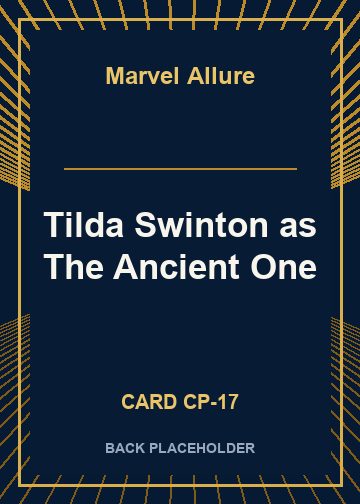 Tilda Swinton as The Ancient One back card image