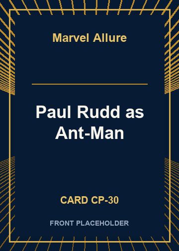 Paul Rudd as Ant-Man card thumbnail