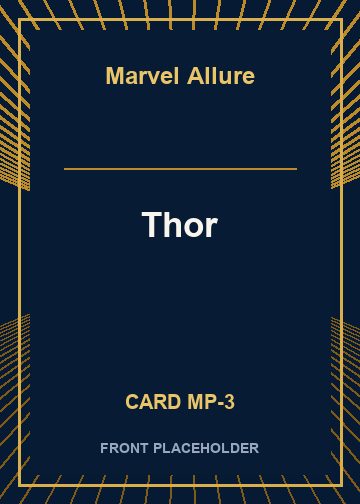 Thor front card image