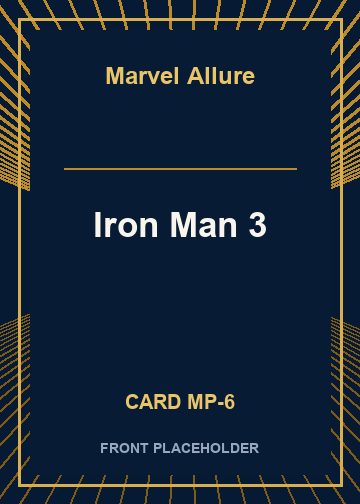 Iron Man 3 card thumbnail