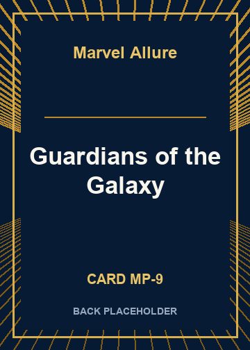 Guardians of the Galaxy back card image