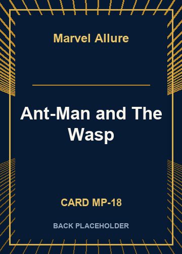 Ant-Man and The Wasp back card image
