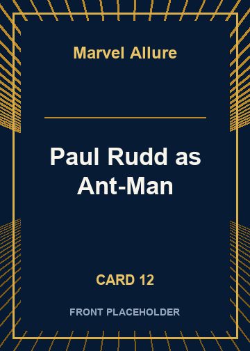 Paul Rudd as Ant-Man card thumbnail