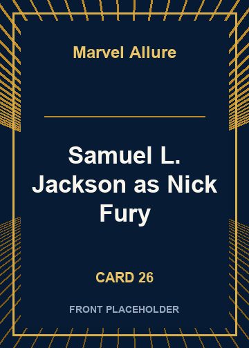 Samuel L. Jackson as Nick Fury card thumbnail