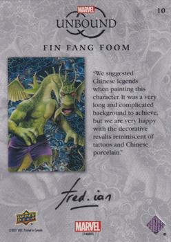 Fin Fang Foom back artwork
