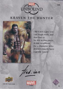 Kraven The Hunter back artwork