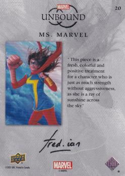 Ms. Marvel back artwork