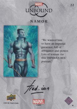 Namor back artwork