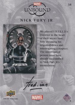 Nick Fury back card image
