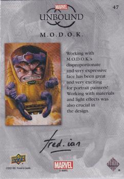 M.O.D.O.K. back card image