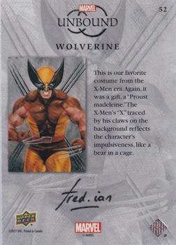 Wolverine back card image