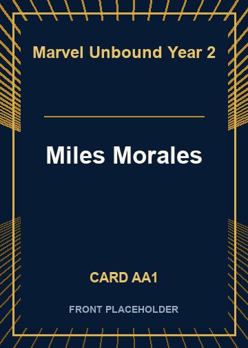 Miles Morales front card image