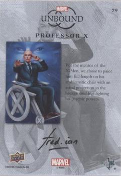 Professor X back card image