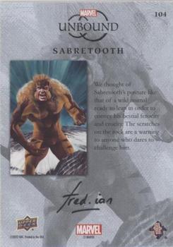 Sabretooth back card image