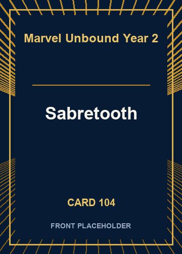 Sabretooth front card image
