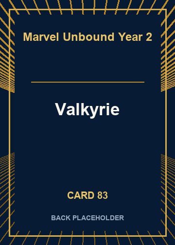 Valkyrie back artwork