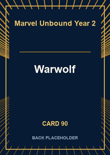 Warwolf back card image