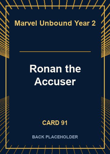 Ronan the Accuser back card image