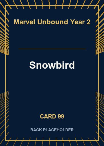 Snowbird back card image