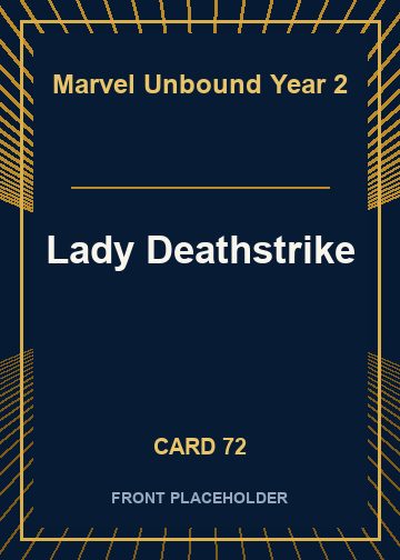 Lady Deathstrike front card image