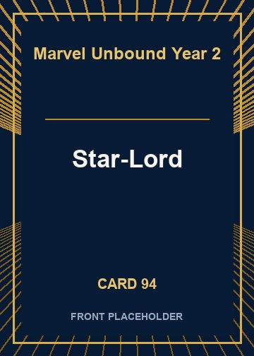 Star-Lord front card image