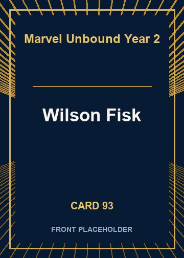 Wilson Fisk front card image