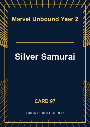 Silver Samurai back card image