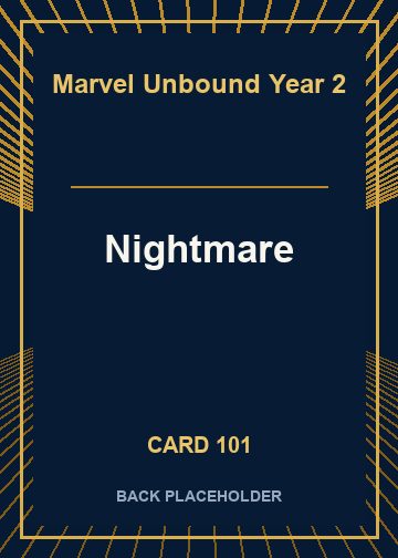 Nightmare back card image