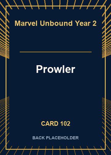 Prowler back card image