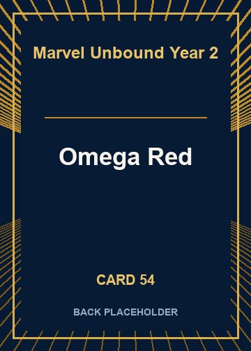 Omega Red back card image