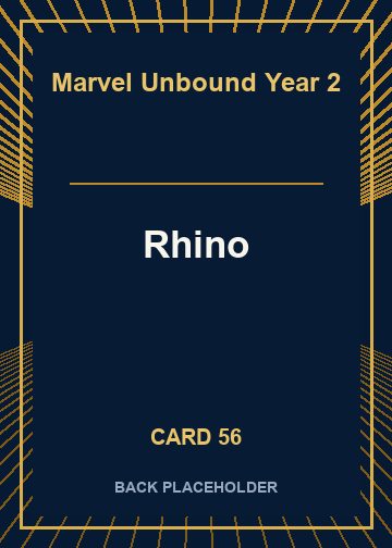 Rhino back card image