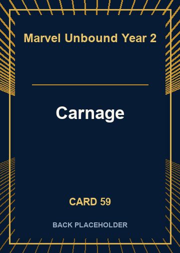 Carnage back card image