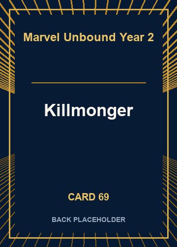 Killmonger back card image