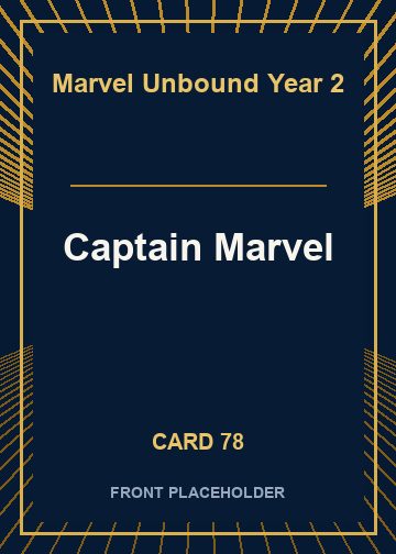 Captain Marvel front card image