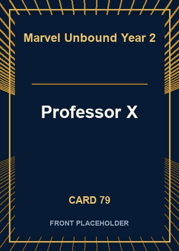 Professor X front card image
