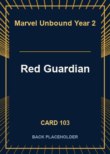 Red Guardian back card image