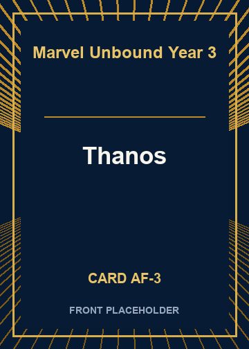 Thanos front card image