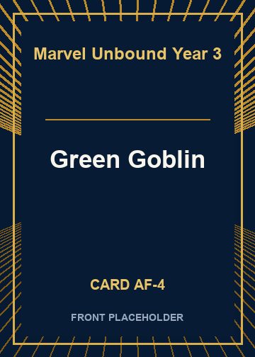 Green Goblin front card image