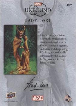 Lady Loki back card image