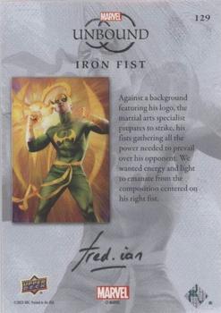 Iron Fist back card image