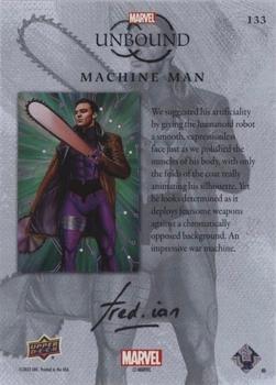 Machine Man back card image