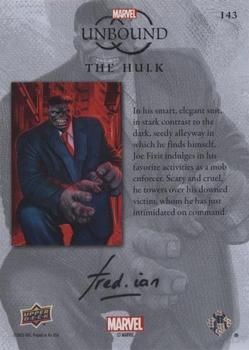 The Hulk back card image